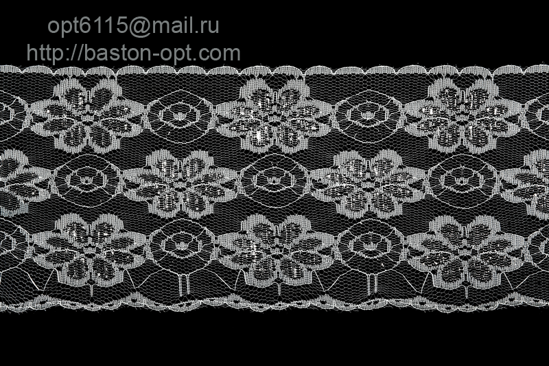Белое с серебром 14 см